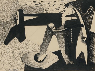Lot 77 - Boris Margo Ukrainian/American, 1902-1995...