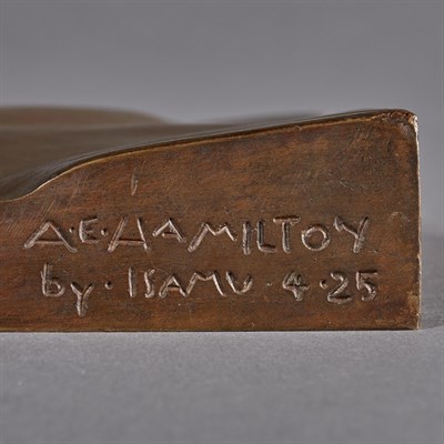 Lot 91 - Isamu Noguchi American, 1904-1988 Portrait of...