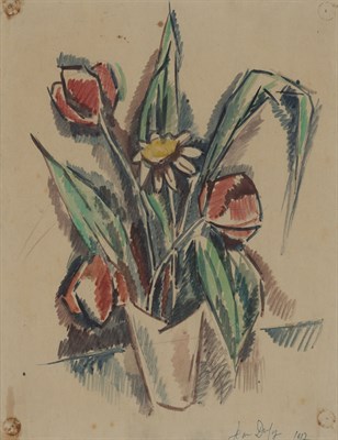 Lot 25 - Jean Dufy French, 1888-1964 Untitled (Tulips),...
