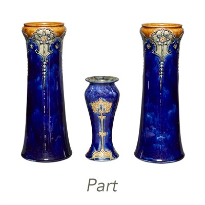 Lot 196 - Group of Nine Royal Doulton Glazed Pottery...