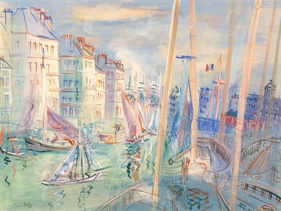 Lot 16 - Jean Dufy French, 1888-1964 Le Quai Videcoq au...