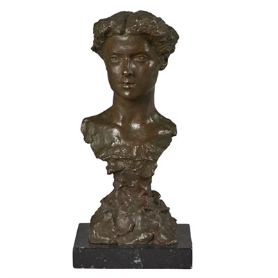 Lot 15 - Italo Campagnoli Italian, 1859-1931 Bust of a...