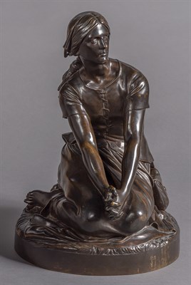 Lot 76 - Henri-Michel-Antoine Chapu French, 1833-1891...