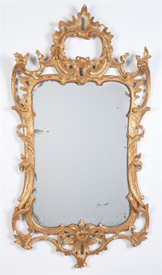 Lot 479 - George II Giltwood Pier Mirror Mid-18th...