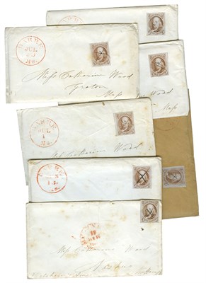 Lot 1030 - United States 1847 5 Cents Issue on Cover...