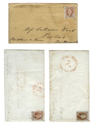 Lot 1031 - United States 1847 5 Cents Issue on Cover Six...