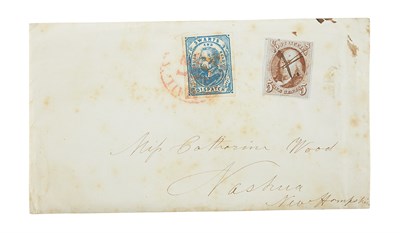 Lot 1032 - United States 1847 5 Cents with Swarts' City...
