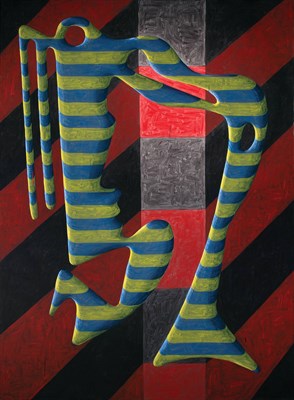 Lot 159 - Peter Schuyff Dutch, b. 1958 Self Portrait,...