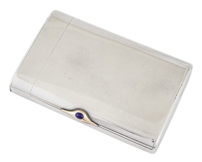 Lot 142 - Fabergé Silver Presentation Cigarette Case...