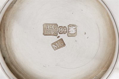 Lot 154 - Russian Parcel-Gilt Silver and Niello Tea...