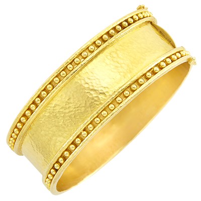 Lot 168 - Gold Bangle Bracelet, Elizabeth Locke
