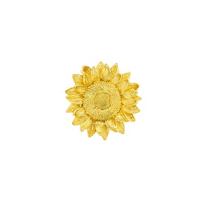 Lot 165 - Gold Sunflower Ring, Asprey