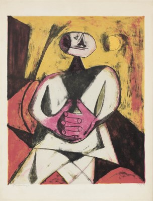 Lot 232 - Rufino Tamayo HOMBRE (P. 37) Color lithograph,...
