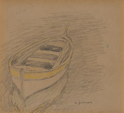 Lot 54 - Henri Le Sidaner French, 1862-1939 Barque de...