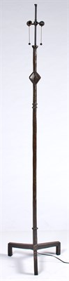 Lot 297 - Alberto Giacometti Style Bronze Floor Lamp...