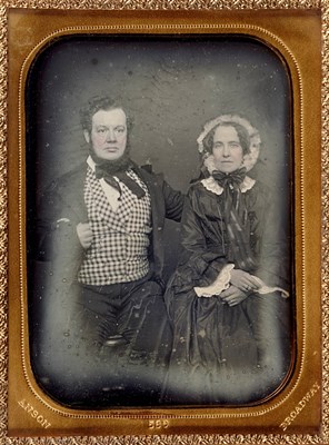 Lot 18 - [DAGUERREOTYPE--PORTRAIT] Group of two...