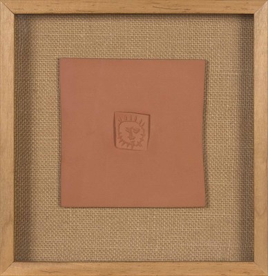 Lot 201 - Pablo Picasso LOSANGE AU VISAGE (A.R. 627) Red...