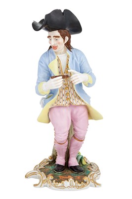 Lot 166 - Russian Porcelain Figure of a Dutch Man...