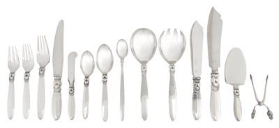 Lot 179 - Georg Jensen Sterling Silver Cactus Pattern...