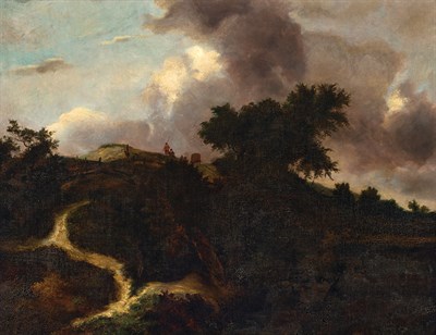 Lot 49 - Continental School 19th Century Landscape with...