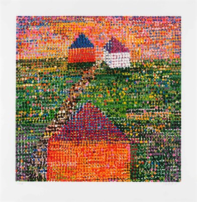 Lot 9 - Jennifer Bartlett HOUSES Color screenprint,...