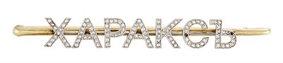 Lot 132 - Russian Jeweled Gold and Platinum Brooch...