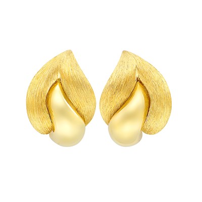 Lot 237 - Pair of Gold Earrings, Van Cleef & Arpels