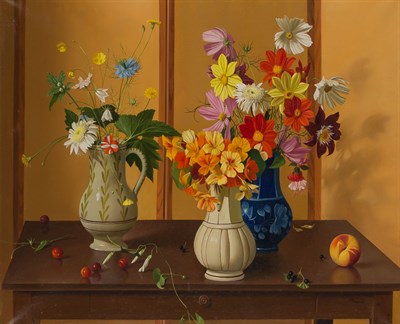 Lot 78 - Fernand Renard French, b. 1912 Still Life with...