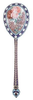 Lot 183 - Russian Silver, Champlevé and En Plein Enamel...