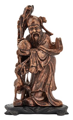 Lot 325 - Chinese Hardstone Carving of the Immortal...