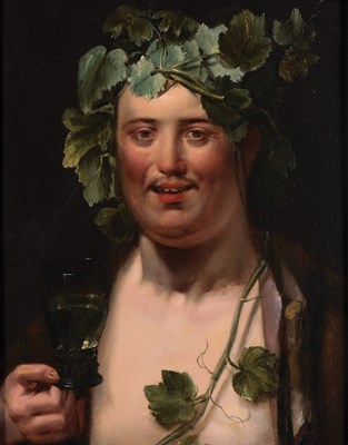 Lot 13 - Circle of Gerrit van Honthorst Silenus Holding...