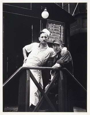 Lot 72 - EVANS, WALKER (1903-1975) Lunchroom Buddies,...