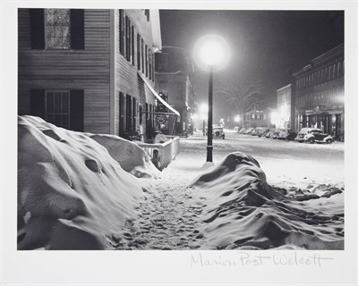 Lot 103 - POST-WALCOTT, MARION (1910-1990) Main street...