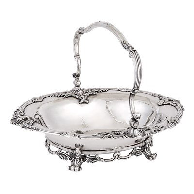 Lot 264 - George III Sterling Silver Cake Basket The...