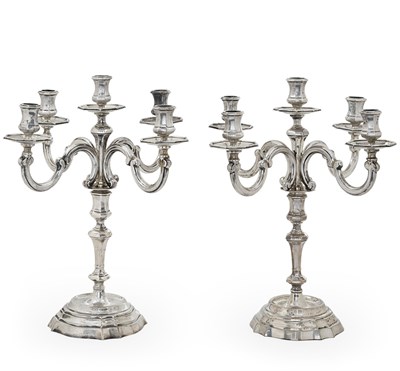 Lot 278 - Pair of R. Miracoli 800 Quality Silver...