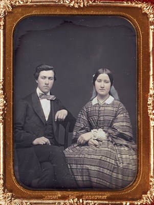 Lot 13 - [DAGUERREOTYPE--ANSON] Group of two...