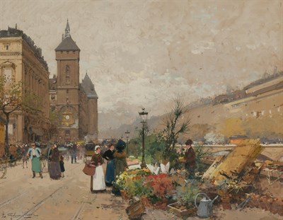 Lot 15 - Eugene Galien-Laloue French, 1854-1941 Marche...