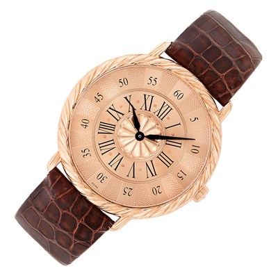 Lot 26 - Rose Gold 'Audachron' Wristwatch, Buccellati