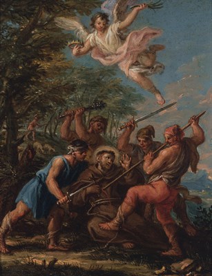 Lot 8 - Circle of Nicola Bertuzzi The Martyrdom of St....