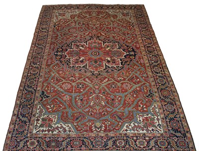 Lot 568 - Heriz Carpet Northwest Persia, circa 1925 The...