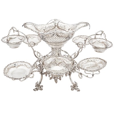 Lot 248 - George III Sterling Silver Epergne Thomas...