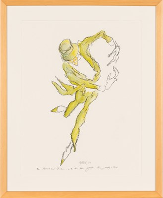 Lot 39 - Jules Feiffer American, b. 1929 Green Dancer...