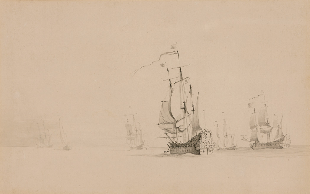Lot 28 - Willem van de Velde the Elder Dutch, 1611-1693...