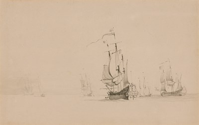 Lot 28 - Willem van de Velde the Elder Dutch, 1611-1693...