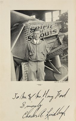 Lot 186 - LINDBERGH, CHARLES A. "We." New York: G.P....