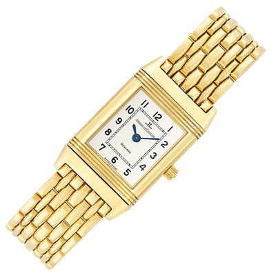 Lot 176 - Gold 'Reverso' Wristwatch, Jaeger LeCoultre
