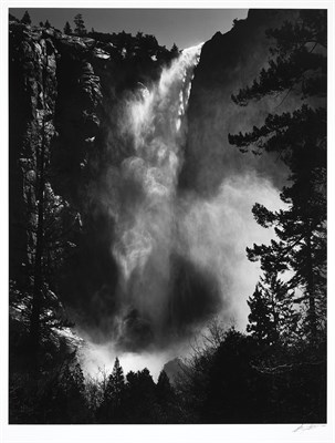 Lot 132 - ADAMS, ANSEL (1902-1984) Bridal Veil Fall,...