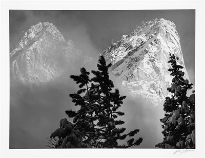 Lot 142 - ADAMS, ANSEL (1902-1984) Eagle Peak and Middle...