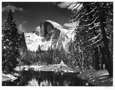 Lot 149 - ADAMS, ANSEL (1902-1984) Half Dome, Merced...