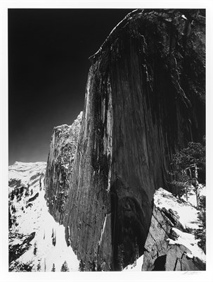 Lot 159 - ADAMS, ANSEL (1902-1984) Monolith, The Face of...